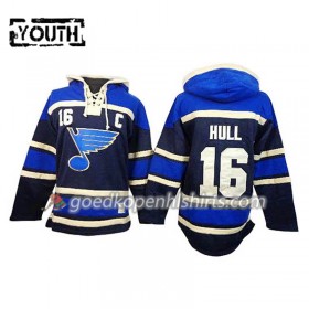 St. Louis Blues Brett Hull 16 Blauw Hoodie Sawyer - Kinderen